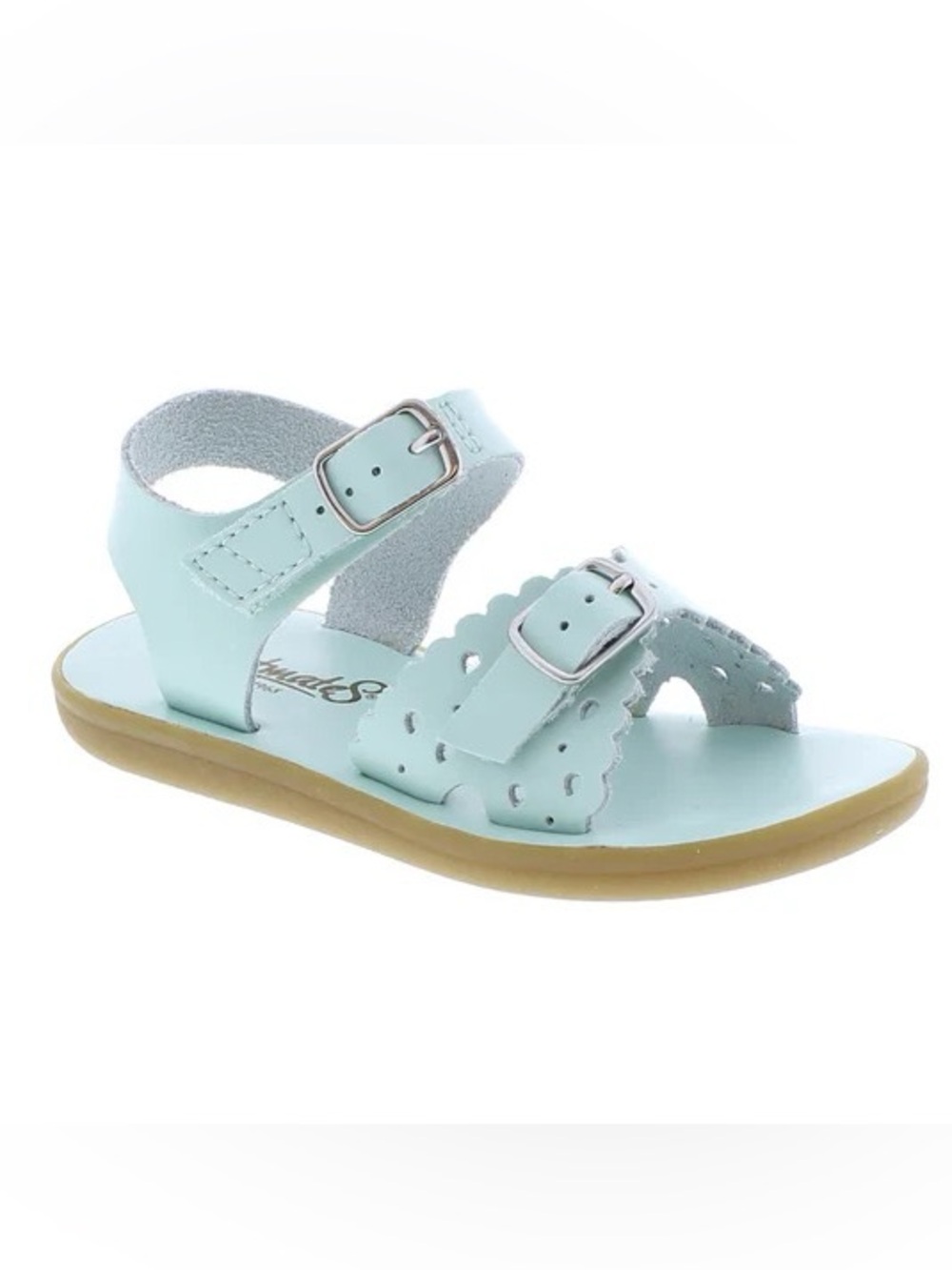 Kids Buckle Sandal in Green - Comfort Strap Design Size 4